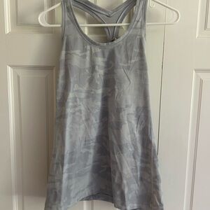 lululemon athletica Gray Camo Tank Top